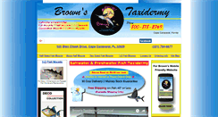 Desktop Screenshot of browntaxidermy.com