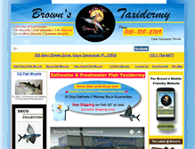 Tablet Screenshot of browntaxidermy.com